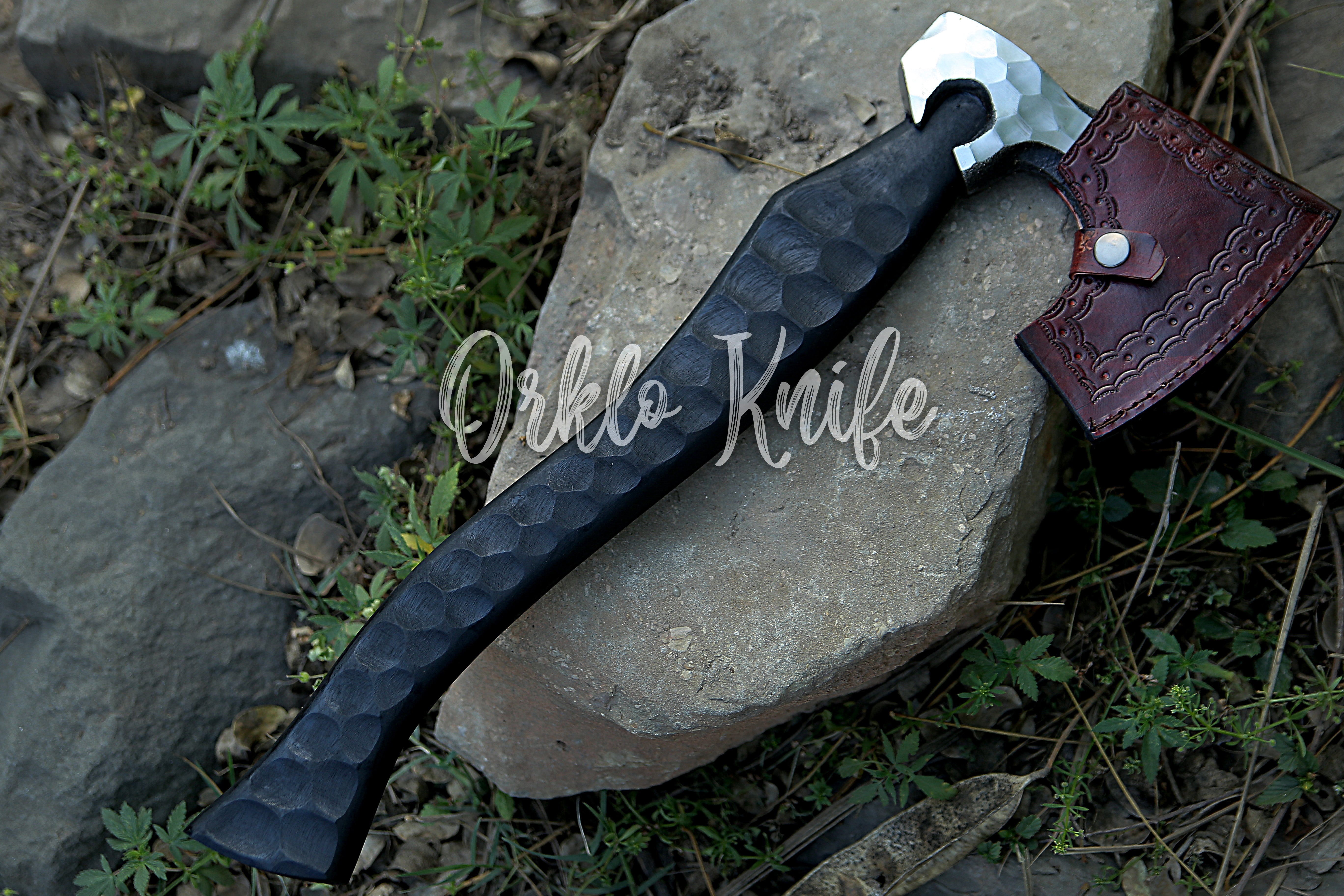 Viking Carbon Steel Axe - Orkloknife