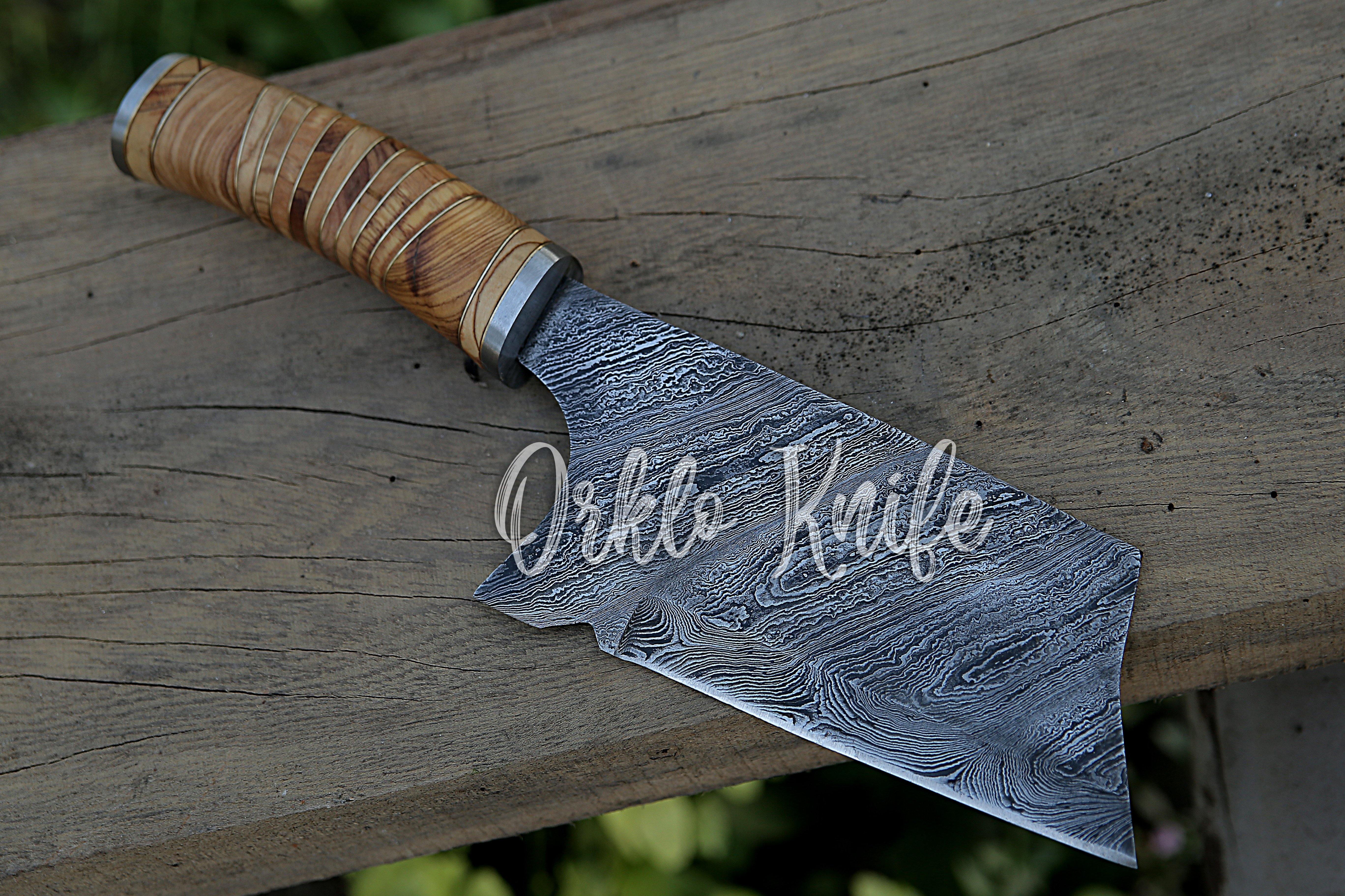 Damascus Big chopper - Orkloknife