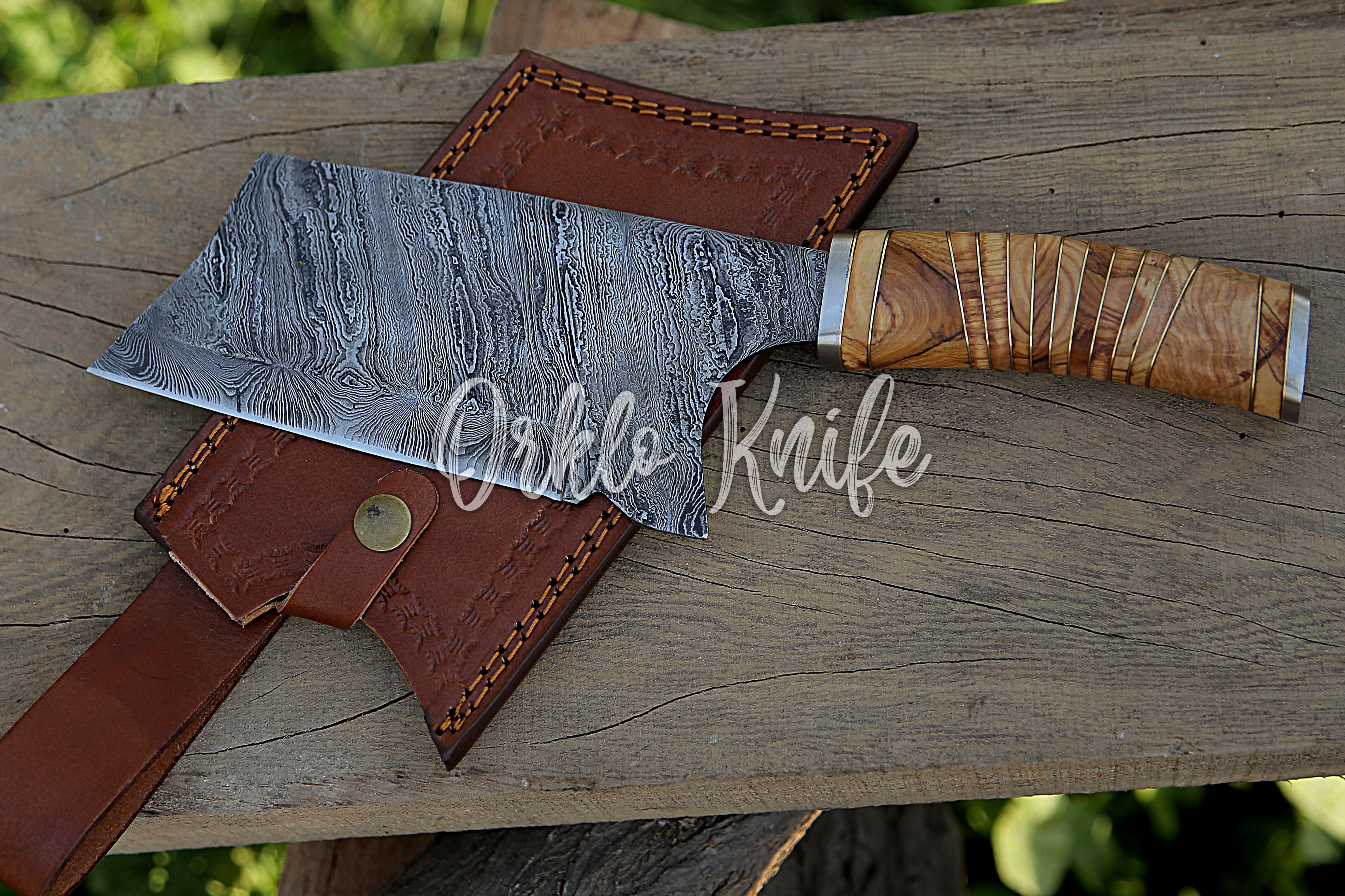 Damascus Big chopper - Orkloknife