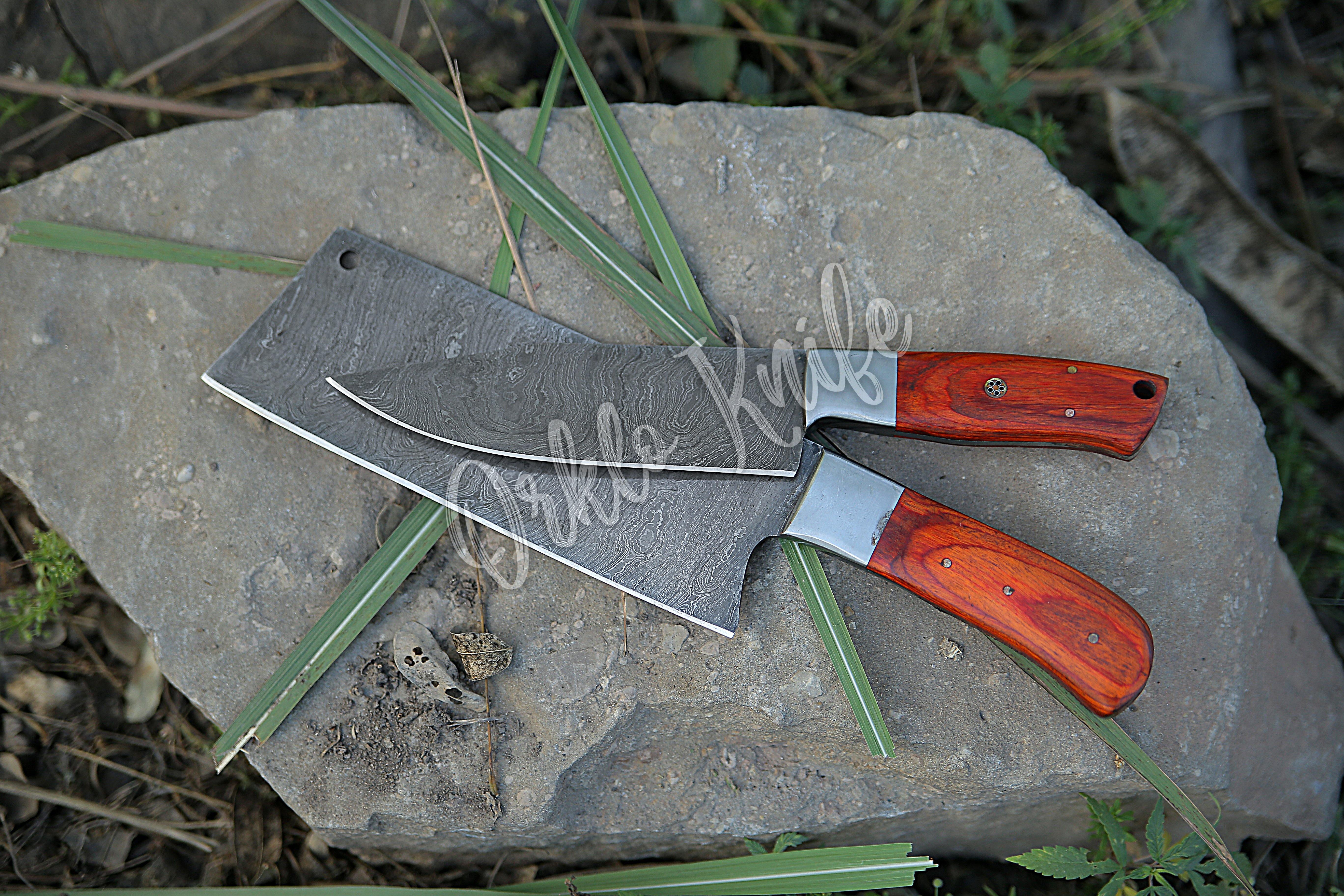 Damascus Chef knife set of 2 PCS - Orkloknife