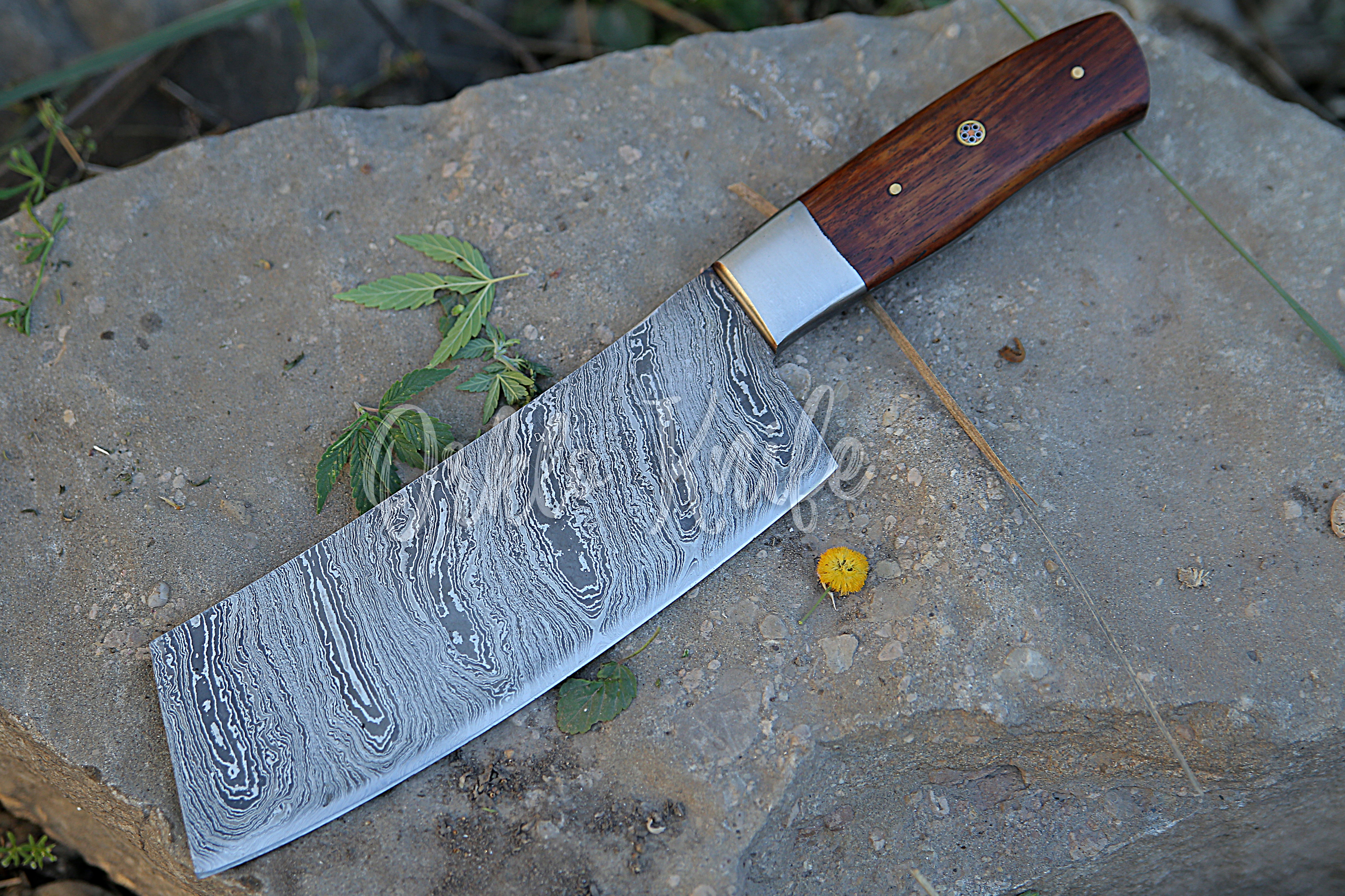 Damascus Cleaver knife - Orkloknife