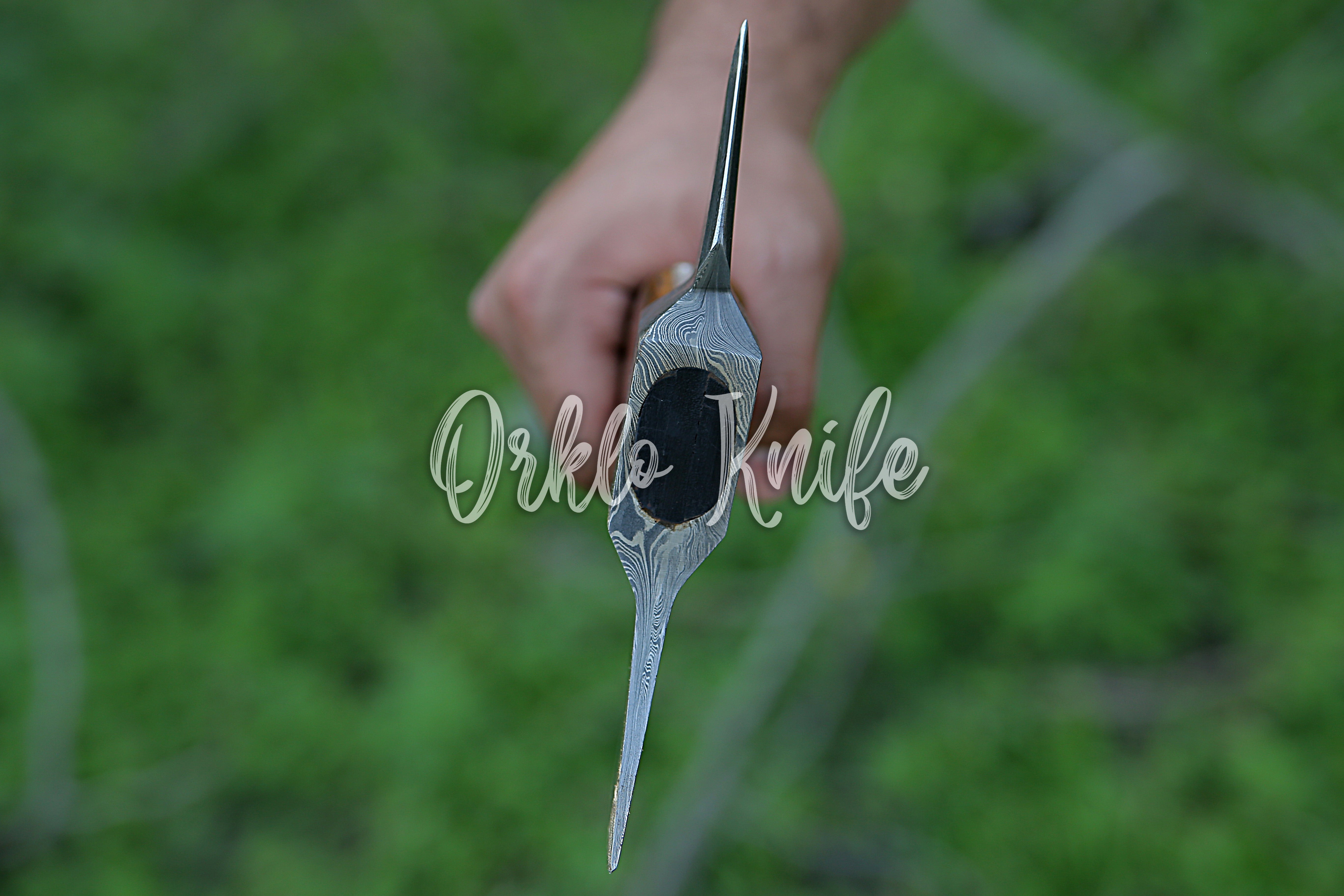 Handmade Axe with Pouch - Orkloknife