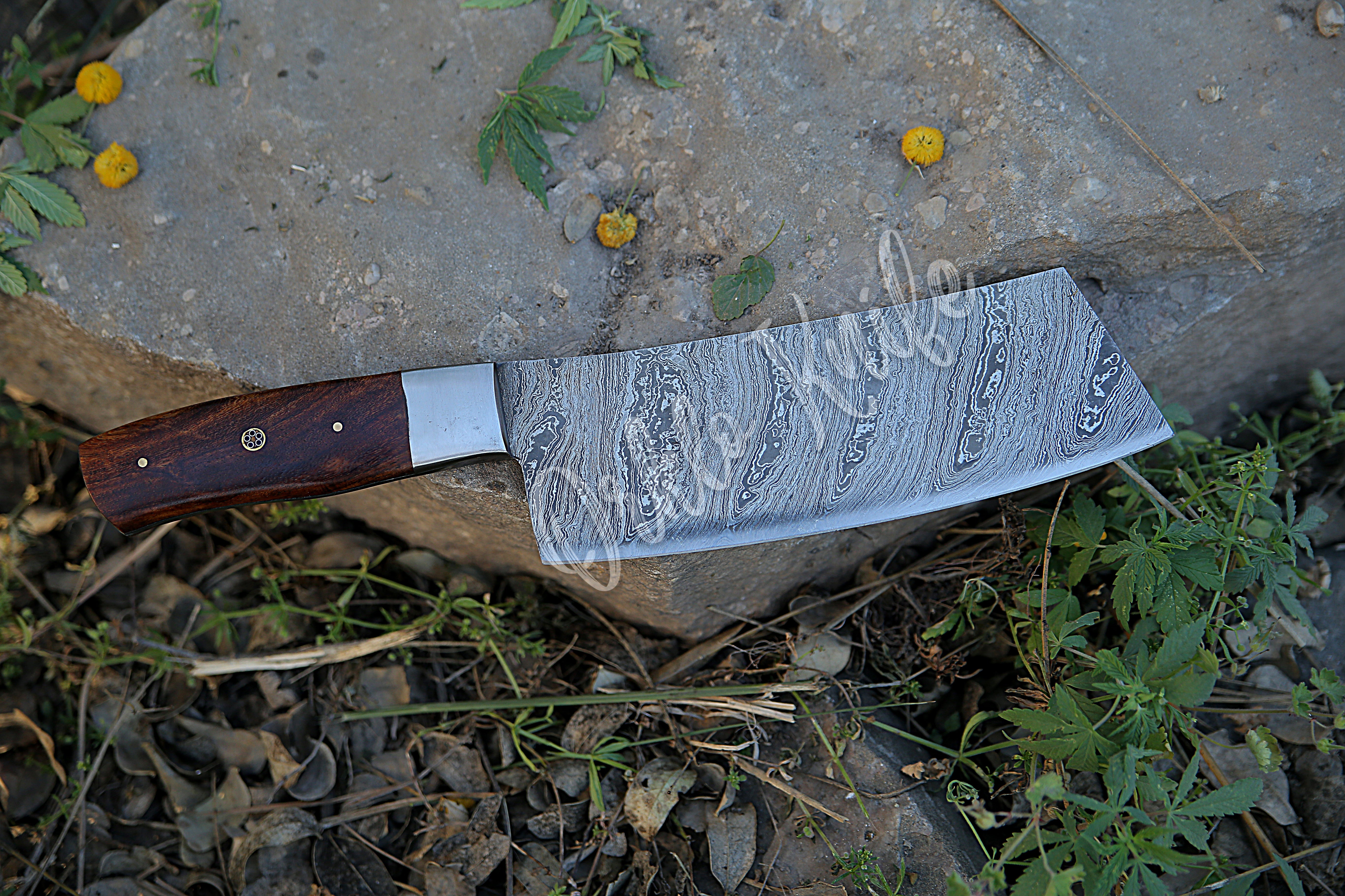 Damascus Cleaver knife - Orkloknife