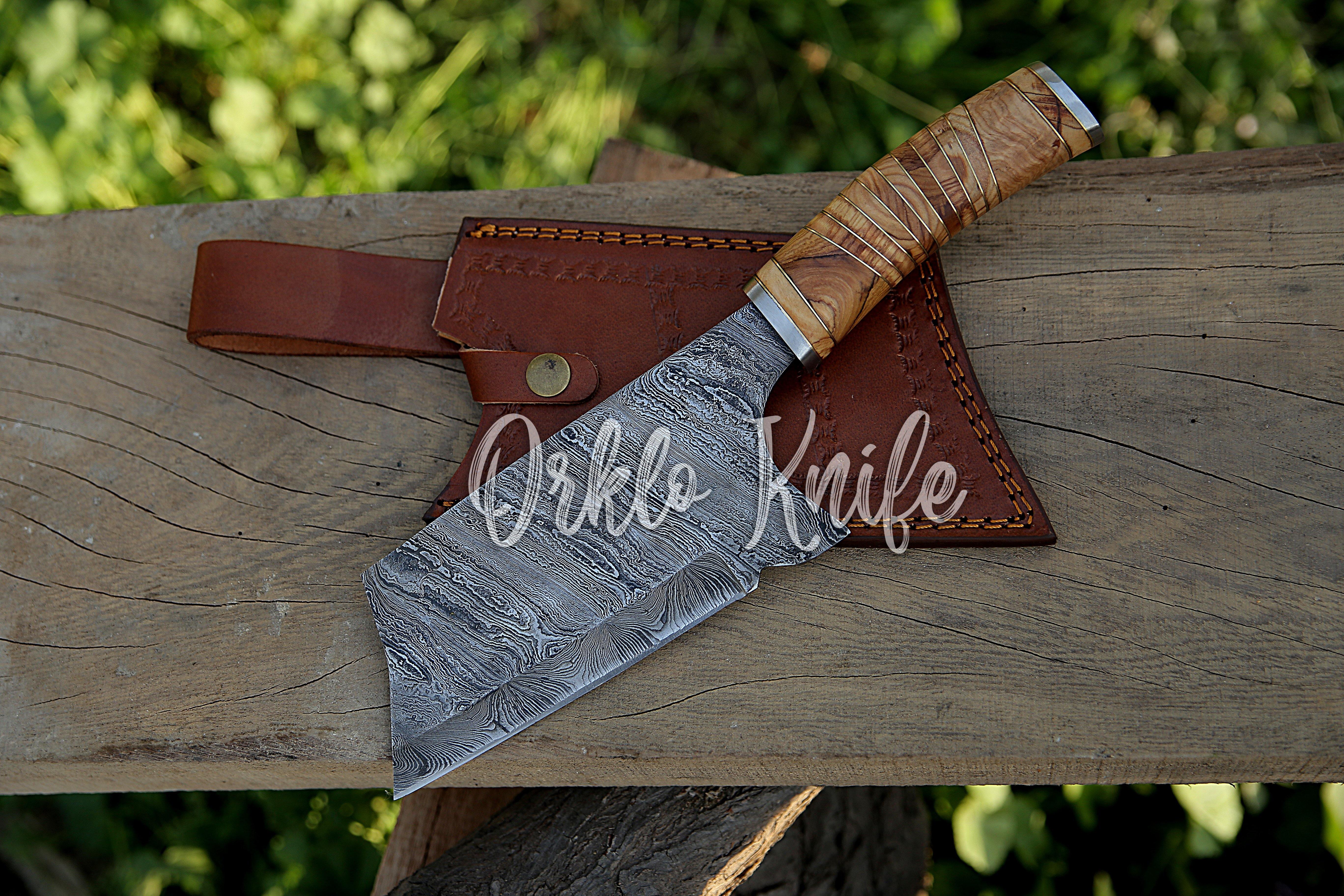 Damascus Big chopper - Orkloknife