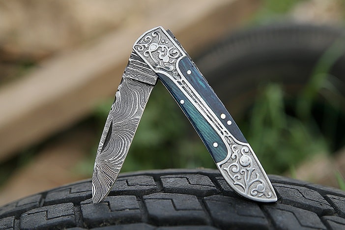 blue pocket knife for kids