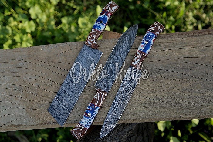 chef knife set with carrying case