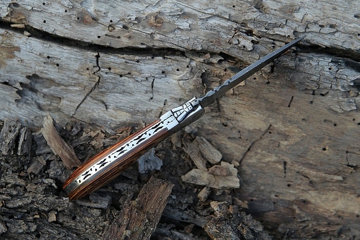 custom wood handle knife