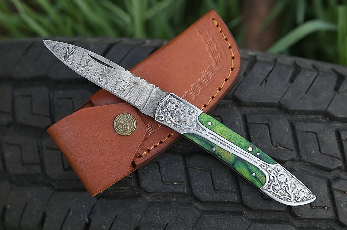 damascus knife chef