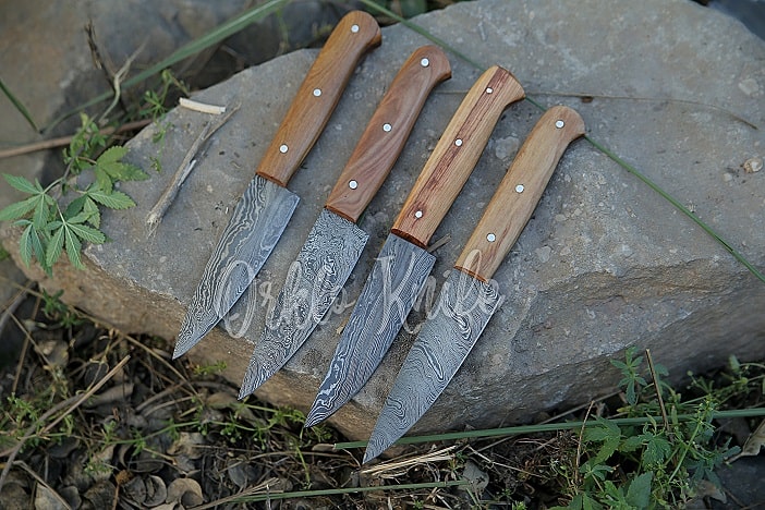 damascus steel steak knives
