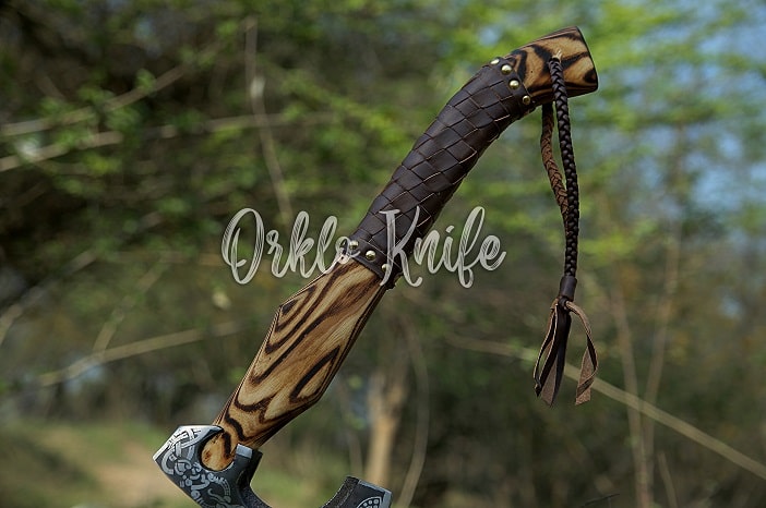 hand forged viking axe