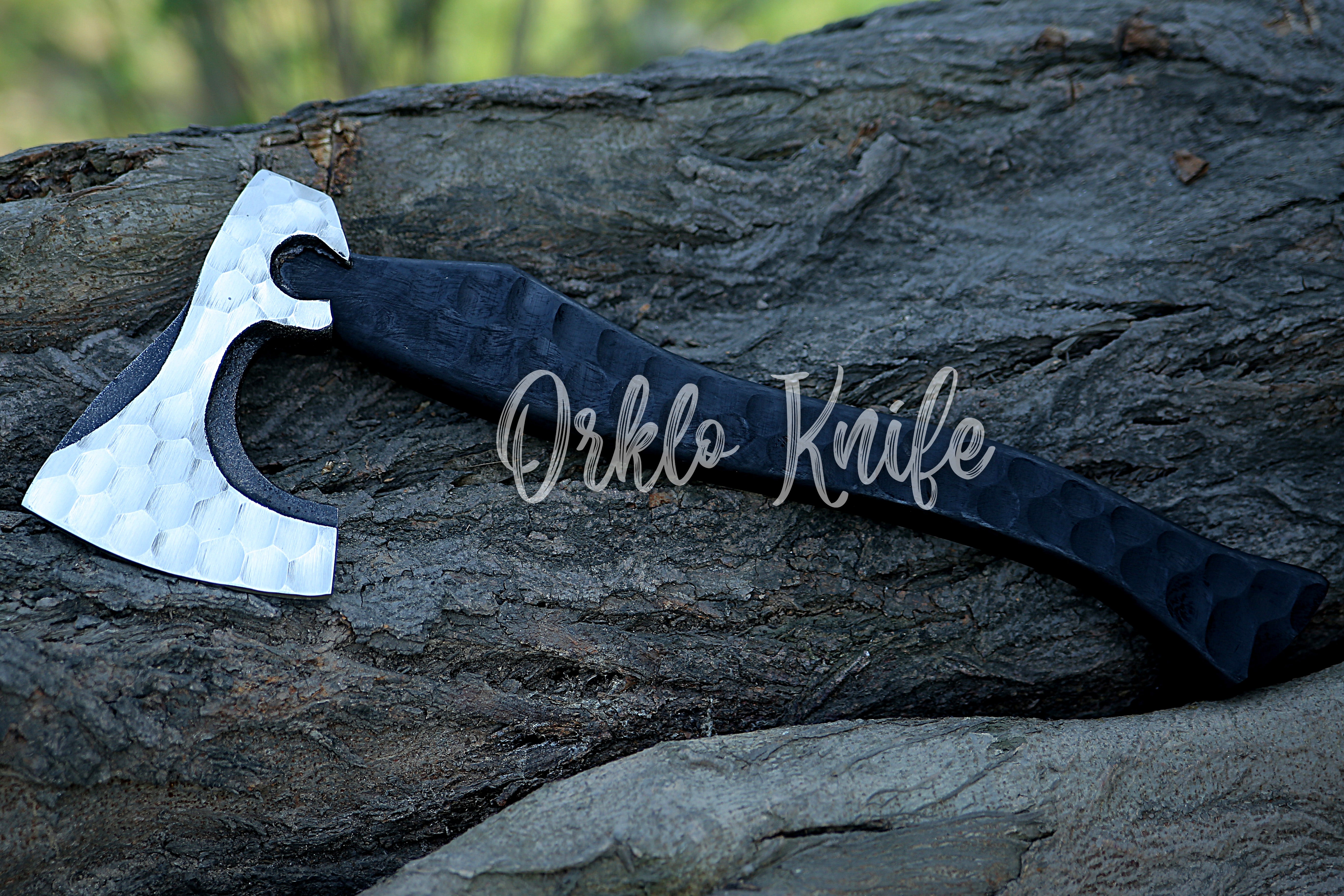 Viking Carbon Steel Axe - Orkloknife