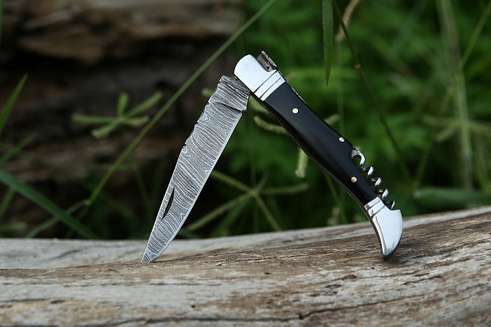 laguiole pocket knife with corkscrew