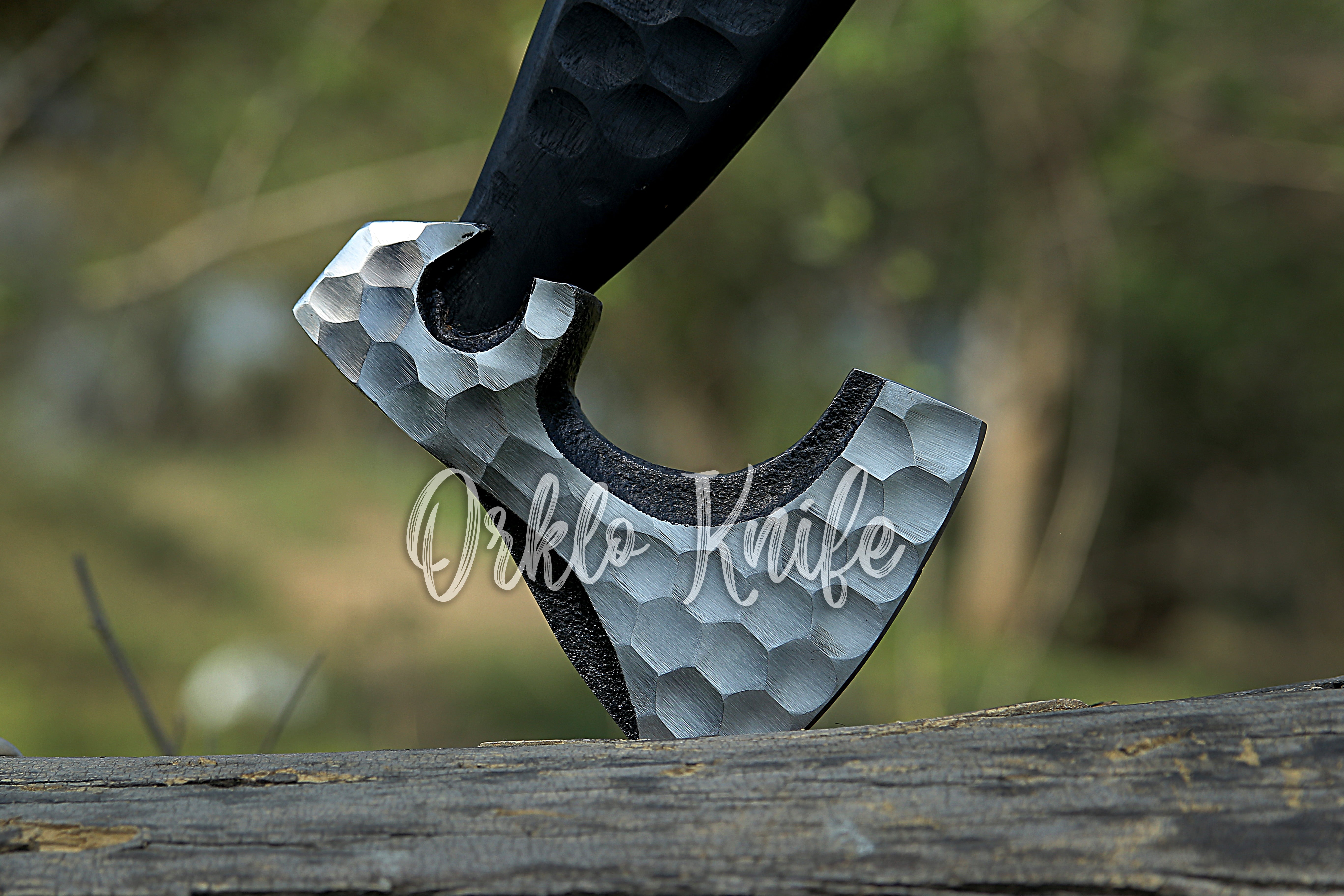 Viking Carbon Steel Axe - Orkloknife