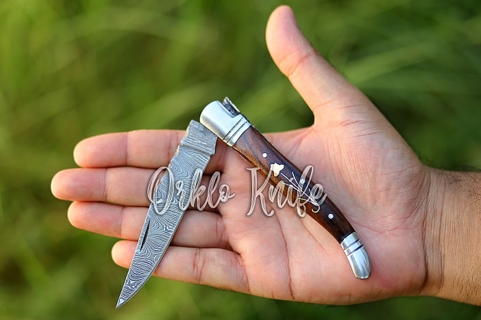 rosewood handle knife