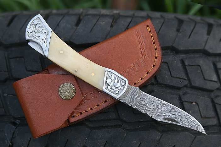 Damascus Hunting Knife, Damascus Fixed Blade Knife, Damascus Viking Knife,  Damascus Drop Point Knife Hand Made Knives Gifts for Men USA -   Singapore