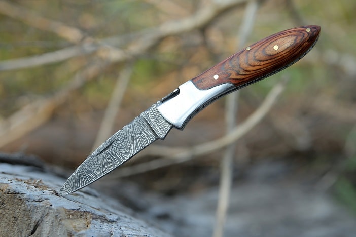 wood handle knife set