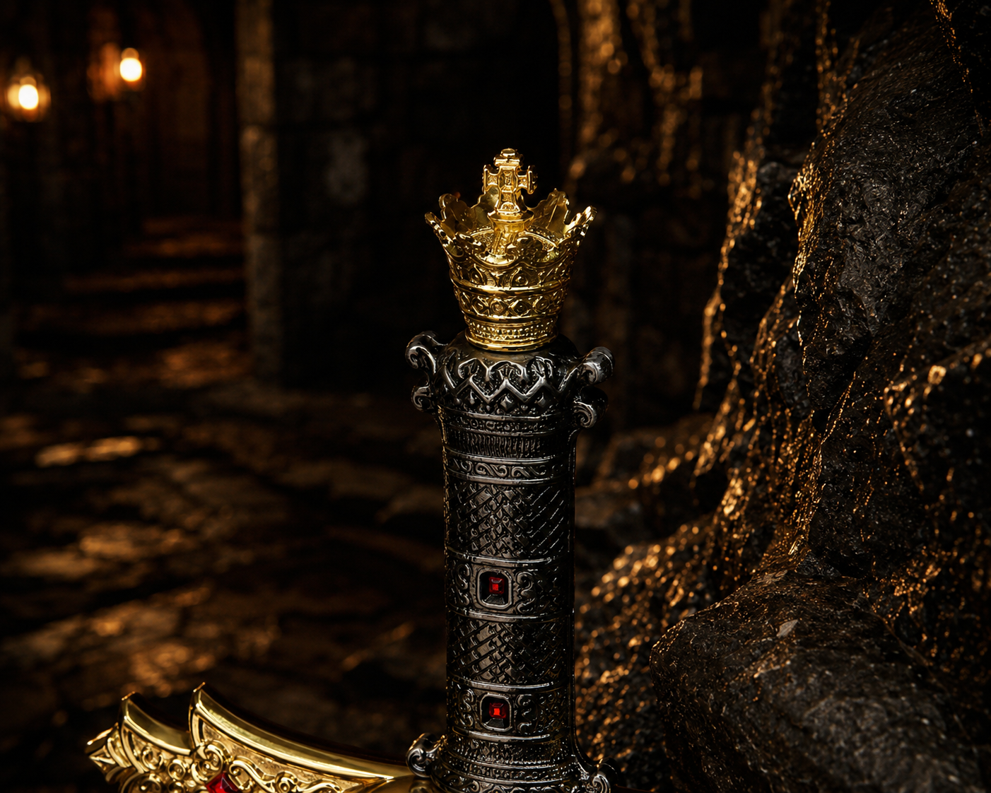 Damascus Steel Royal Serpent Sword Fantasy Sword with Engraved Blade, Medieval Decorative Sword for Display House warming gift
