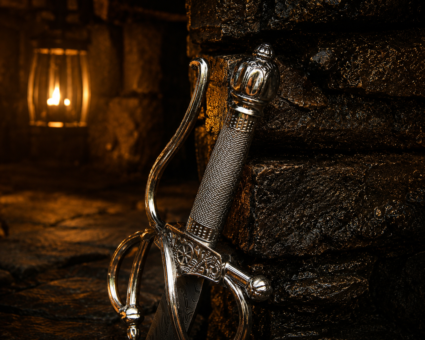 Handmade Damascus Steel Rapier Sword Fantasy Sword Personalized sword, Medieval Decorative Sword for Display House warming gift