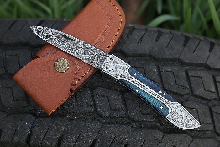 royal blue pocket knife